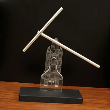 Haoss Svārsta Ņūtona Šūpulis Perpetual Kustības Mašīna, Raķešu Dāvanu Anti-gravitācijas Modelis Šūpoles Saiti Šūpuļkrēsls Mājas Apdare Galda