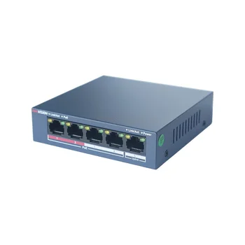 HIKVISION 4CH PoE Switch, DS-3E0105P-E/M Neapsaimniekotu PoE LAN Switch, PoE LAN Tīkla Slēdzi