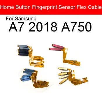 Home Pogu Flex Kabelis Samsung Galaxy A7 2018 A750 Izvēlnes Taustiņu Pirkstu Nospiedumu Atpazīšanas Sensors Flex Cable Rezerves Daļas