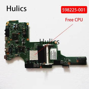 Hulics Izmantot 598225-001 Mainboard PAR HP Pavilion DV5 DV5-2000 AMD Klēpjdators Mātesplatē Galvenās Valdes Bezmaksas CPU