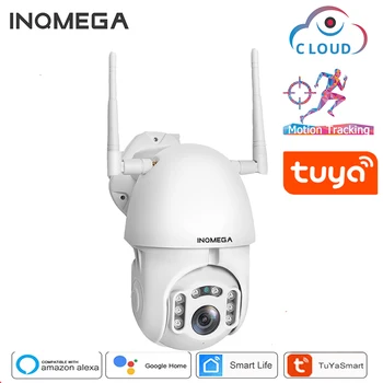 INQMEGA 1080P Tuya IP Kameras Smart Dzīves Wifi Auto Izsekošana Ūdensizturīgs Āra Mājas Drošības Kameru P2P Onvif Google Home OrAlexa