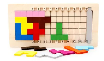 IQ Pentomino Koka Puzzle Prātā, Smadzeņu Ķircinātājs Puzles, Spēles Pieaugušajiem Bērniem