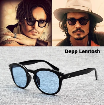 JackJad Ir 2021. Modes Johnny Depp Lemtosh Stila Saulesbrilles Vintage Kārta Nokrāsu, Okeānā, Lēca Zīmola Dizaina Saules Brilles Oculos De Sol