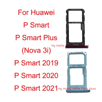 Jauns Sim Kartes ligzda, Lai Huawei P Smart 2019 2020 2021 Sim paliktņa Kartes Turētāja Slota Lasītājs Adapteris Huawei P Smart Plus Nova 3i
