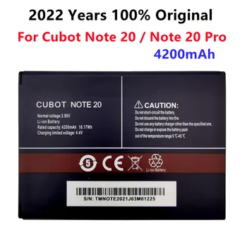 Jaunu 4200mAh Oriģinālo Akumulatoru Cubot Piezīme 20 / Piezīme 20 Pro Tālruņa Akumulatora Augstas Kvalitātes Rezerves Baterijas