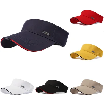 Jaunu Cieto Krāsas Sporta Cepures Tukšs Elpojošs Vasaras UV Aizsardzību, Saules Cepures Modes Vīrieši Sievietes Āra Sporta Golfs Tenisa Cepures Cepure