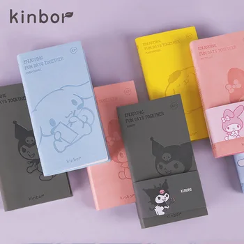 Jaunu Sanrio Kabatas Grāmatas Anime Mymelody Kuromi Cinnamoroll Kinbor Studentu Kancelejas Preces Portatīvie Rokas Grāmatas Meitene A7 Rokas Grāmatas