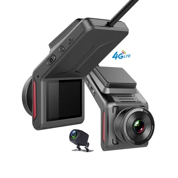 Jaunākās Automašīnas Dvr Dash Cam Ar APP Live View 4G lte FHD) 1080P Dual Kameras Objektīvs Nakts Redzamības Dashcam