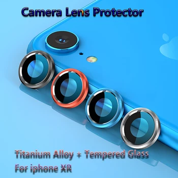 Kameras Objektīvs Protector For iPhone XR-X Xs Max Lietā Metāla + Rūdīta Stikla Ekrāna Aizsargs, Atpakaļskata Kamera Filmas
