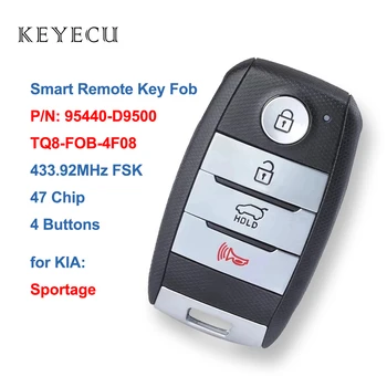 Keyecu 95440-D9500 Smart Remote Auto Atslēgu Fob, 4 Pogas 433.92 MHz FSK 47 Mikroshēmu Kia Sportage 2018 2019 2020 95440D9500