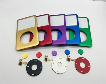 krāsains priekšā faceplate mājokļu lietu vāku clickwheel centrs pogu dažādās kombinācijas, par iPod 6. classic 80gb 120gb 160gb