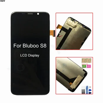 LCD Displejs Ekrānā Bluboo S8 5.7 collu LCD Displejs ar Touch Screen Digitizer Panelis Objektīvu Sensora Remonts Montāža 100% Tests