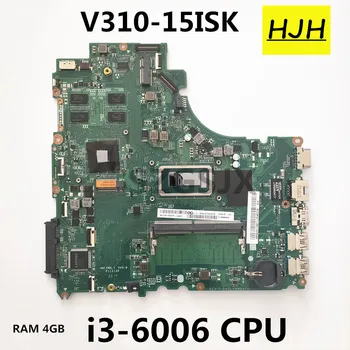 Lenovo V310-15ISK V310-15IKB V510-15IKB Klēpjdators Mātesplatē DA0LV6MB6F0 Mit CPU i3 6006U RAM 4G GPU 2G+Dzesēšanas Ventilatoru 100% Tests