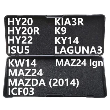 LiShi Atslēdznieks 2 in 1 Rīki HY20 HY20R HY22 ICF03 ISU5 KIA3R KW14 K9 KY14 Laguna3 MAZ24 par Mazda(2014) Atslēdznieks Instrumenti Visiem
