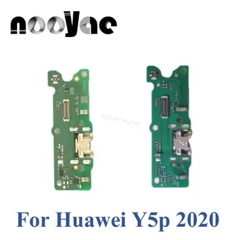 Lādētājs Ostas Valdes Huawei Y5p 2020. gadam USB Doks Uzlādes Port Savienotājs Mikrofons Mic Flex Kabelis +izsekošana