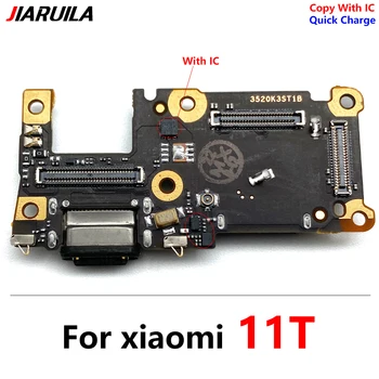 Lādētājs Valdes Flex, Lai Xiaomi Mi 11T / Mi 11T Pro USB Port Savienotājs Uzlādes Doks Flex Kabelis