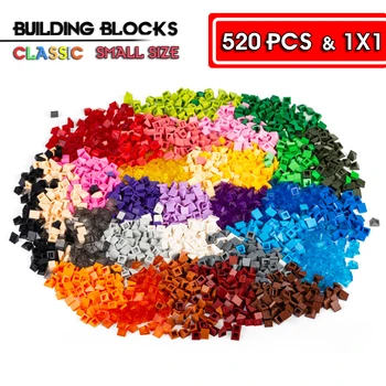 Maza Daļiņa Celtniecības Bloki 1X1 Slīpi Ķieģeļu Saderīgs ar Classic Celtniecības Bloki, Beramkravu Piederumi Pikseļu Puzzle Rotaļlietas