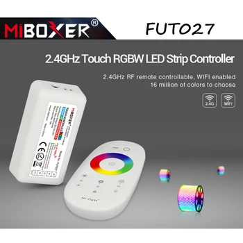 Miboxer FUT027 2.4 GHz Pieskāriena RGBW LED Lentes Kontrolieris DC12-24A 18A RF Tālvadības pulti, LED Sloksnes/Bulb/Downlight Bezvadu