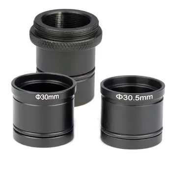 Mikroskopu, Standarta C-Mount Objektīvu Adapteris Digitālajām CCD Kamera 23.2 mm 30 mm 30.5 mm, Adaptera Gredzens