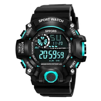 Modes Kājnieku Sporta Elektronisko Skatīties Jauno LED Ūdensizturīgs G Gaismas Šoka Rokas Pulkstenis Vīriešiem, Sievietēm Digitālo Izmaksas rokas Pulkstenis