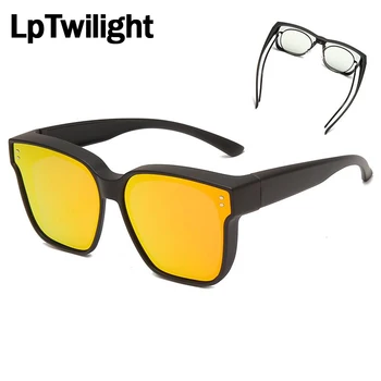 modes Polarizētās Saulesbrilles, Valkāt Pār Photochromic Eyeware Vīrieši Sievietes Brilles Modes Ceļojumā ar Velosipēdu Atstarojošs Saulesbrilles