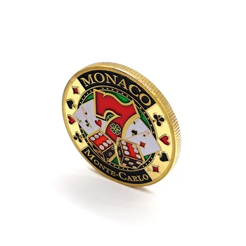 Monako Pokera Žetonu Žetons Montekarlo Izaicinājums Monētu Kolekcija Piemiņas Suvenīru Kolekciju Monētas