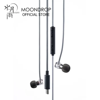 MoonDrop Kvarki DSP Mikrofons USB-C Slēgtās Priekšā Dobuma Magnētiskā Specializēta Augstas veiktspējas 6mm Miniatūras Dinamisku Vadītāja