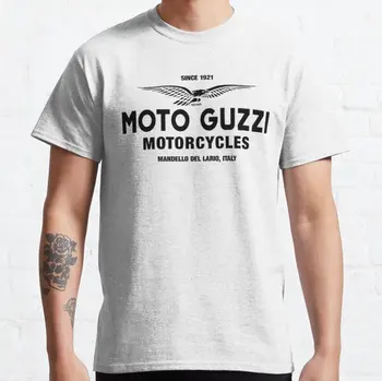 Moto Guzzi Motociklu Vintage Retro melns sarkans t krekls Buell BSA HONDA Triumfs BMW Haojue Daelim
