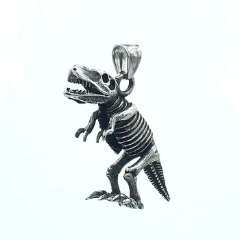 Nerūsējošā Tērauda Kulons 3D Dinozauru Formas Kaklarota, Kulons Par DIY Atslēgu piekariņi/Soma, Jostas Piekariņi, Rotaslietas Piederumi, Vairumtirdzniecība