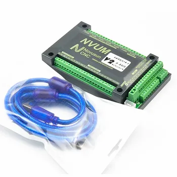 NVUM 4 Ass Mach3 USB Kartes 200KHz CNC router 3 4 5 6 Virzienu Kustības Kontroles Kartes Starplaikos Padome diy graviera gravēšanas mašīnas