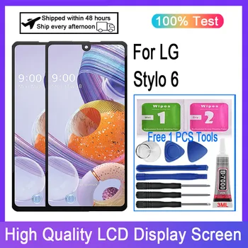 Oriģināls Par LG Stylo 6 LMQ730TM LM-Q730TM LCD Displejs, Touch Screen Digitizer Nomaiņa