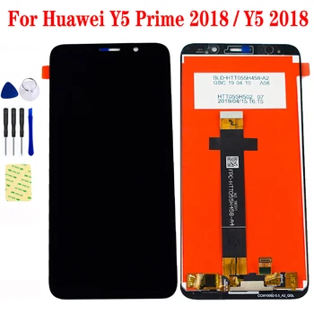 Par Huawei Y5 ministru 2018 / Y5 2018 Godu 7.A LCD Krievijas 7s DUA-L22 LCD Matricas Displejs ar Touch Screen digitizer Montāžas Rāmis