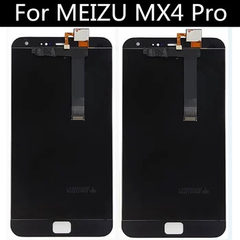 PAR Meizu MX4 PRO LCD Ekrāns LCD+Touch Screen Digitizer Montāža Nomaiņa