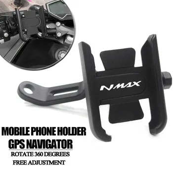 Par YAMAHA NMAX N-MAX 155 NMAX125 2015-2022 Motocikla Stūres Atpakaļskata Spogulis Mobilā Tālruņa Turētājs GPS statīva turētājs