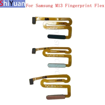 Pirkstu nospiedumu Sensoru Pogas Flex Kabelis Lentes Samsung M13 M135F Ieslēgšanas / izslēgšanas Taustiņu, Pieskarieties Sensora Flex Rezerves Daļas