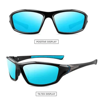 Polarizēta Nakts Redzamības Sporta Saulesbrilles Polarizētās Brilles Zvejas Vasaras Āra HD UV Aizsardzību, Saulesbrilles Kāpšanas Brilles