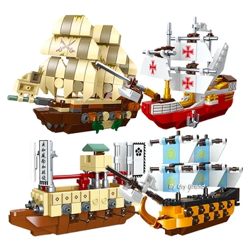 Retro Pilsētas Royal Patruļas Kuģiem, Mobilās Stacijas Pirātu Laivu noteikt Zvejas Kuģiem Transportlīdzekļu Skaitļi, Celtniecības Bloki, Rotaļlietas Bērniem, Zēni