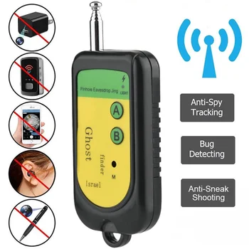 RF Bezvadu Signālu Detektoru Tracker Portatīvie Mini Camera Finder Pilnu Frekvenču Signāla Ierīce Anti-Spiegu Radio Viļņu Detektors