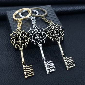 Riekstkodis un Četras Sfēras Clara Atslēgu Piekariņu Keyring Vintage Metāla Šarmu Keyholder Radošo Keychain
