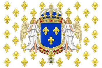 Royal Standarta Karalistes Francija 1643-1765 Emblēma, Karogs 3ft x 5ft Poliestera Banner Peld 150* 90cm Pasūtījuma karogu, āra