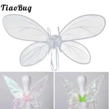 Salokāma Butterfly Fairy Wings Plīša Bumba Skaisto Princesi Eņģeļa Spārnus, lai lielie Bērni Tauriņš Saģērbt Tērpu Aksesuāri