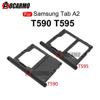 Samsung GALAXY Tab A2 T595 T590 SM-T595C SM-T590C Sim Kartes MicroSD Turētājs Nano SIM kartes turētāju Slots Rezerves Daļas