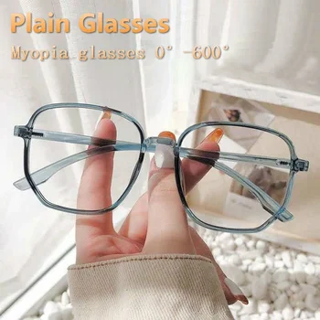 Sieviešu, Vīriešu Ultravieglajiem Tuvredzība Glāzes Vintage Lielgabarīta Brilles Studentu Īss Redzes Briļļu -1.0 1.5 2.0 2.5 3.0 3.5 4.0