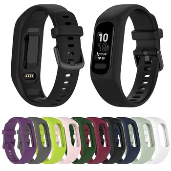 Silikona Sporta Siksnas Garmin Vivosmart 5 Smart Datumi Skatīties Piederumi, Rezerves Aproce Band Rokas Watchband