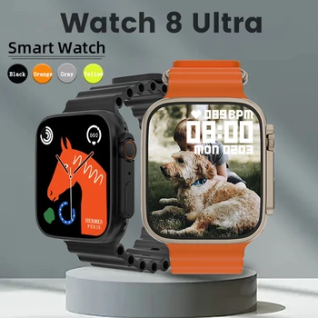 Sporta Smart Watch 8 Ultra Atbildēt uz Zvanu 1.85 Collu NFC Bezvadu Lādēšanas Vīriešiem Skatīties uz Sievietēm Dāvanu Apple Tālruņa PK IWO13 W27 PRO