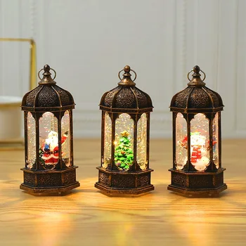 Svece Jar Stikla Portatīvo Vēja Lampas, LED Gaismas, Ziemassvētku Dekorācijas, Dzimšanas dienu Apdare Sveces Dekori Telpu Dekorēšana m