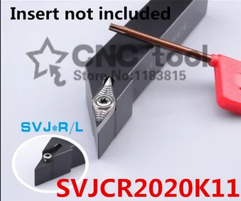SVJCR2020K11 / SVJCL2020K11 Toolholder 20*20MM CNC virpošanas instrumentu turētāja, 93 grādiem Ārējās virpošanas instrumenti, Virpas, griešanas rīki
