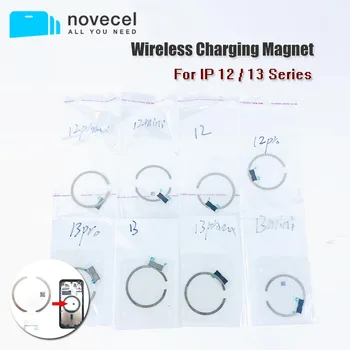 Sākotnējā Magsafe Bezvadu Lādēšanas Magnēts Moduļa Nomaiņa iPhone 12 13 14 Pro Max Atpakaļ Mājokļu Stikla Remonts Modifikācija