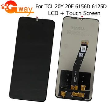 Sākotnējā Pilnā Sensors LCD Displejs, Touch Screen Digitizer Montāža TCL 20Y 20E 6156D 6125F 6125D 6125A LCD Mobilo Pantalla
