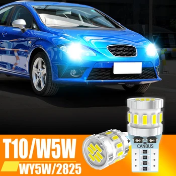 T10 W5W LED Canbus Nav Kļūda 3014 Led Mikroshēmām 194 168 Automašīnas salona Sānu Gaismas Auto Spuldzes Kartes Dome Apgaismojums 12V 6000K Diodes Signāla Lampa
